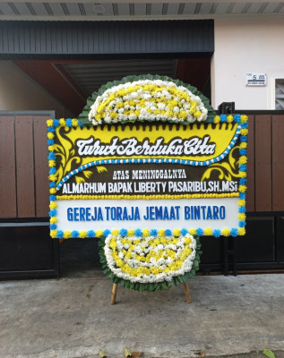 Papan Bunga Duka di Mekar Sari